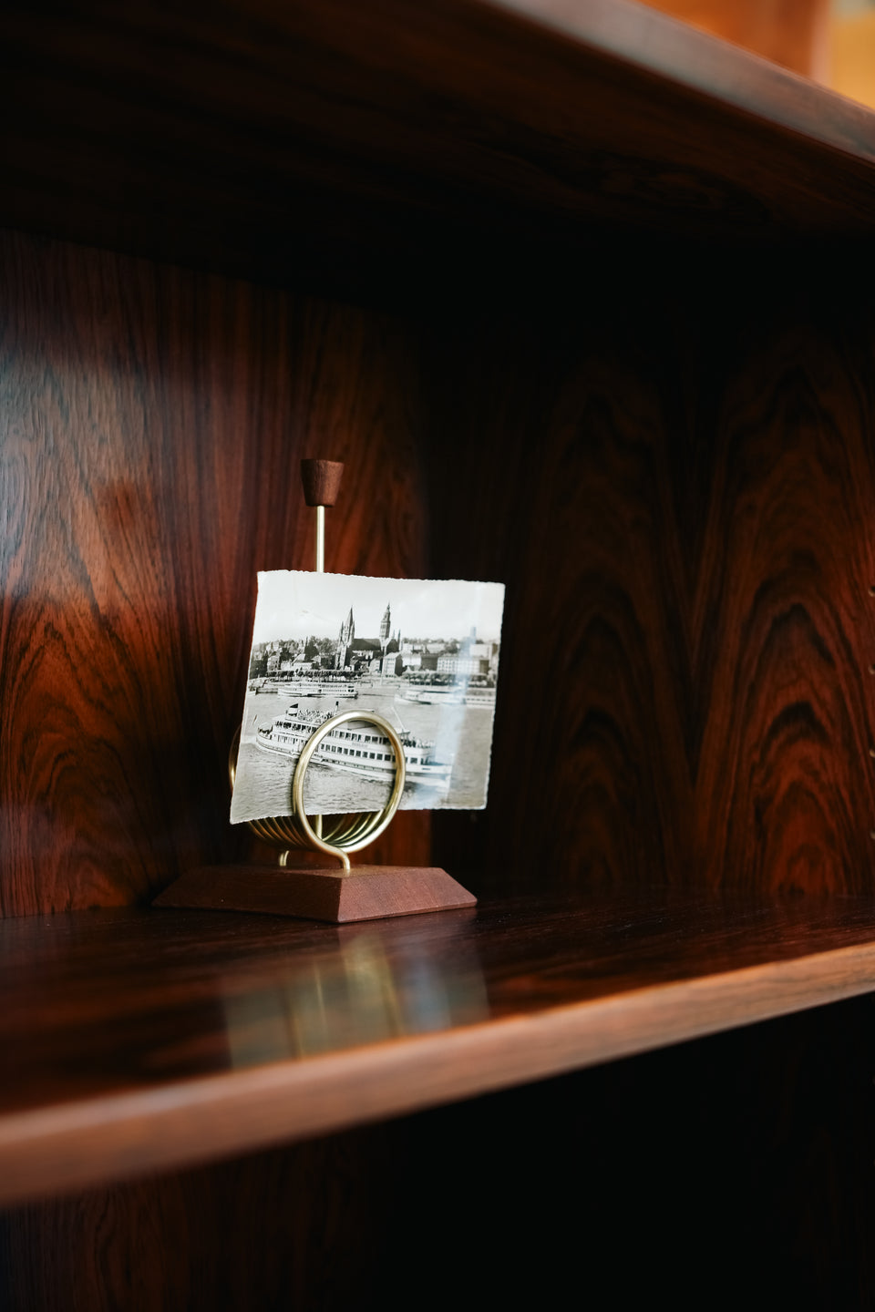 Danish Vintage Postcard Holder/デンマークヴィンテージ ポストカードホルダー チーク材