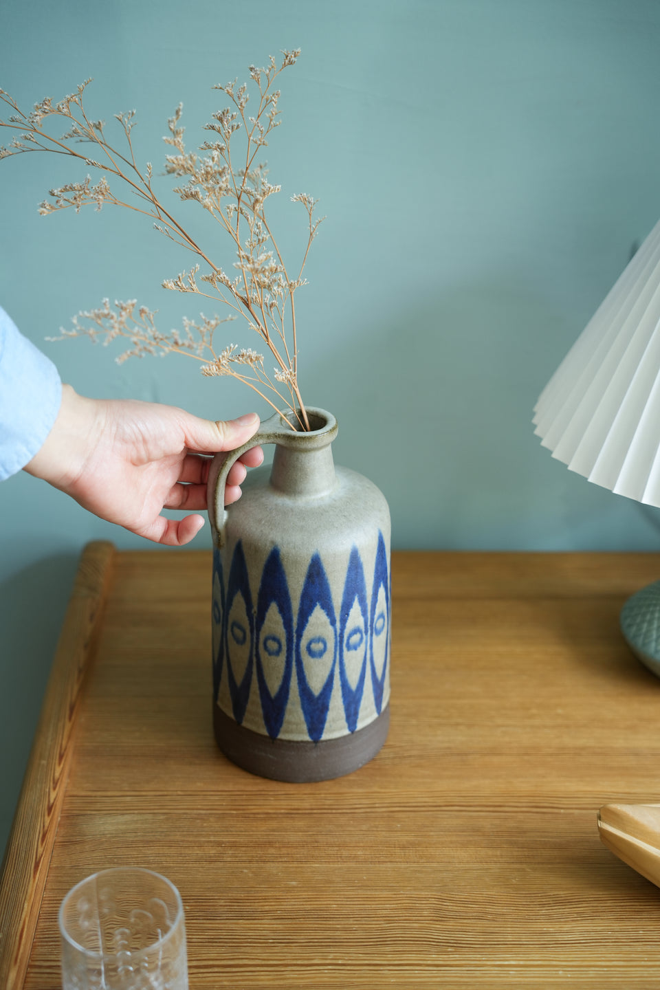 Danish Vintage Thomas Toft Jug Vase/デンマークヴィンテージ トーマス・トフト ジャグ フラワーベース 花瓶 北欧インテリア