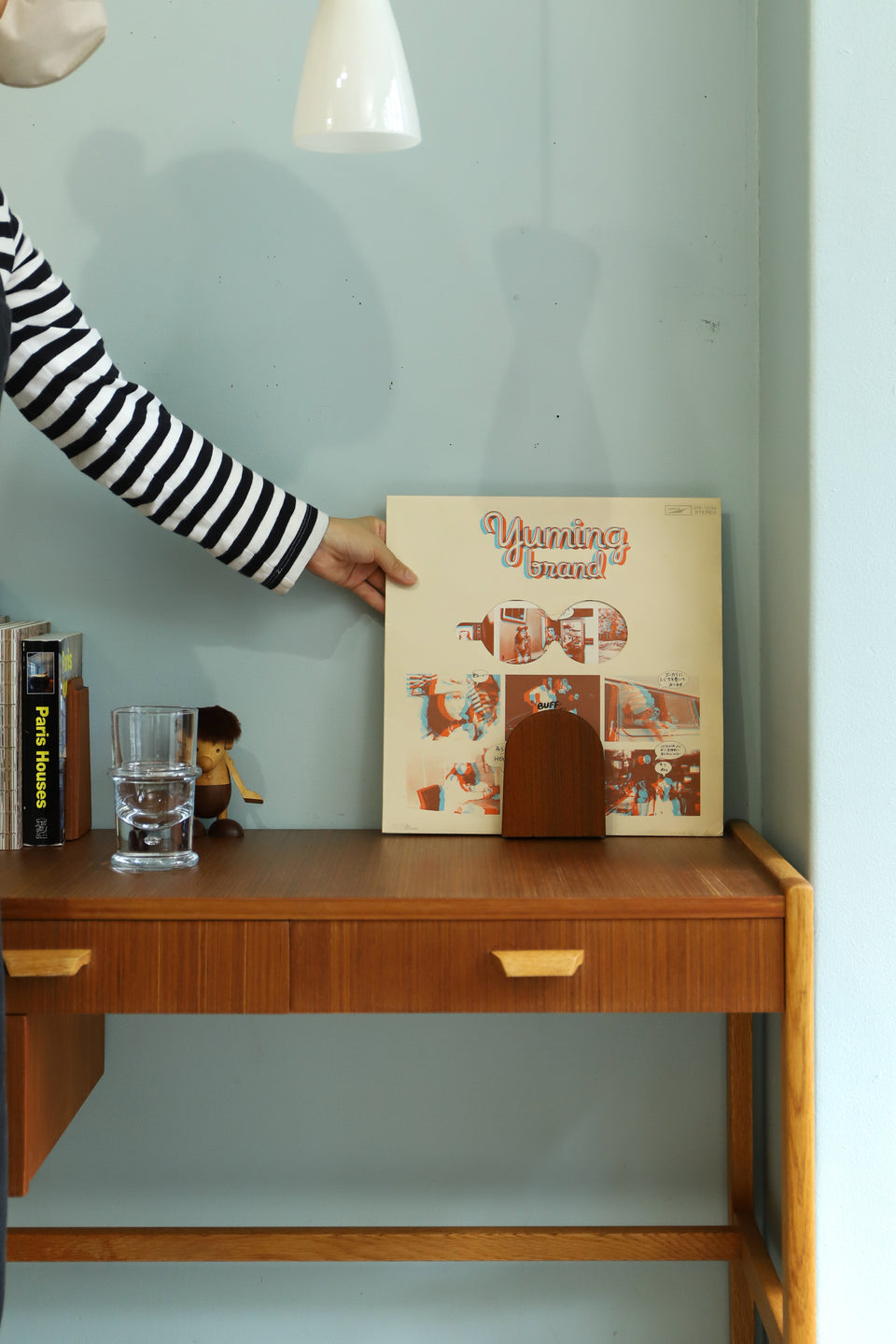 Danish Vintage Wooden Bookend Rosewood Teakwood/デンマークヴィンテージ ブックエンド 本立て ローズウッド材 チーク材 北欧インテリア
