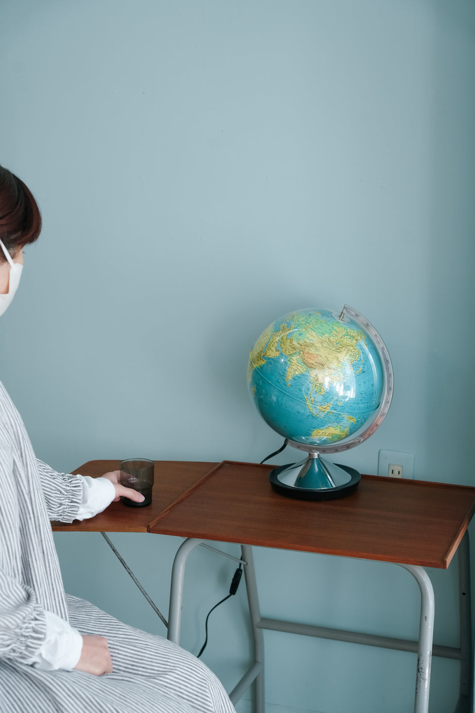 Esselte Combi Globen Globe Lamp/ヴィンテージ 地球儀ランプ デンマーク語