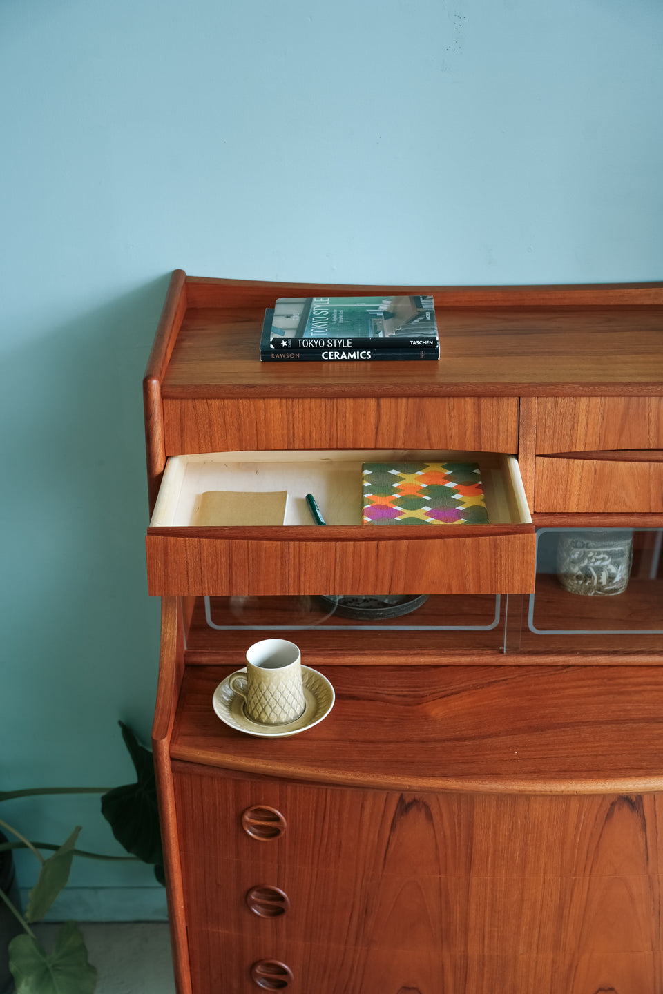 Gunnar Falsig Mobelfabrik Writing Bureau Danish Vintage/デンマークヴィンテージ ライティングビューロー 北欧家具