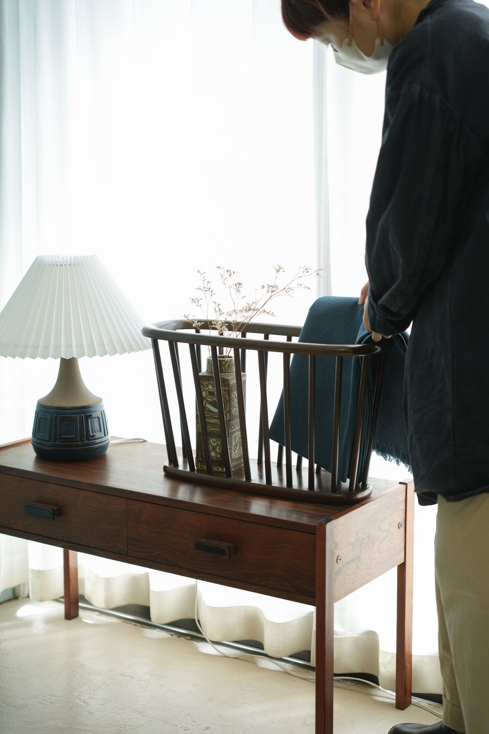 HIDA Magazine Rack Japanese Modern/飛騨産業 マガジンラック キツツキ ジャパニーズモダン