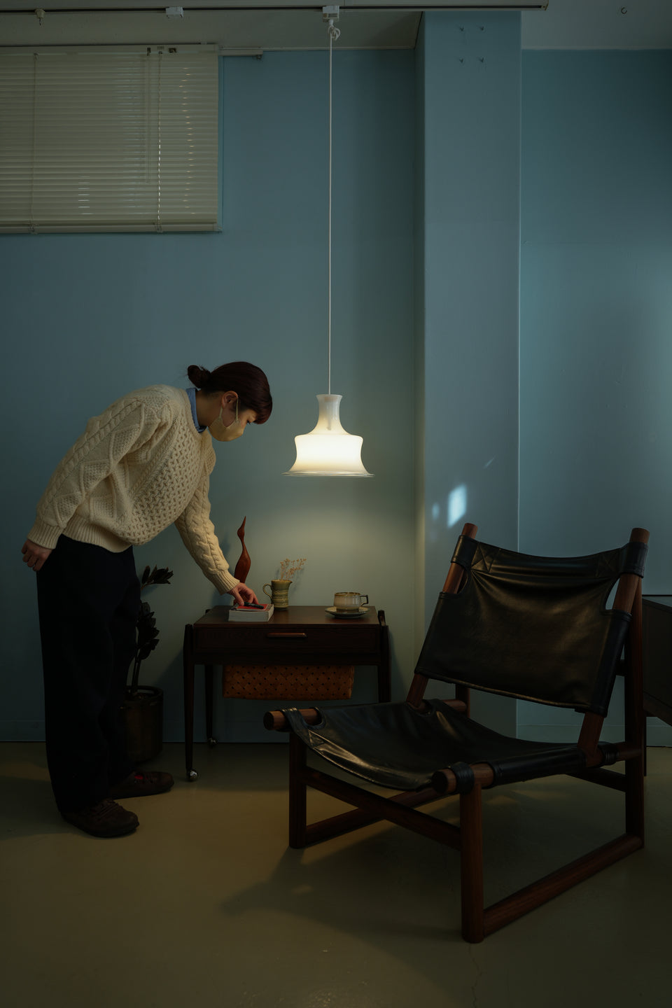 Holmegaard Pendant Light Sonate White/ホルムガード ペンダントライト ソナタ 照明 デンマークヴィンテージ