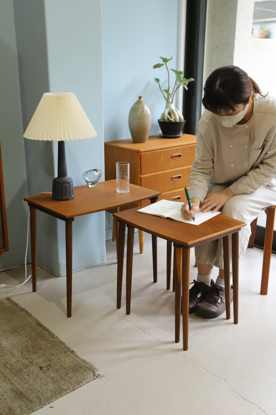 Danish Vintage Nesting Side Table/デンマークヴィンテージ ネストテーブル サイドテーブル 北欧家具