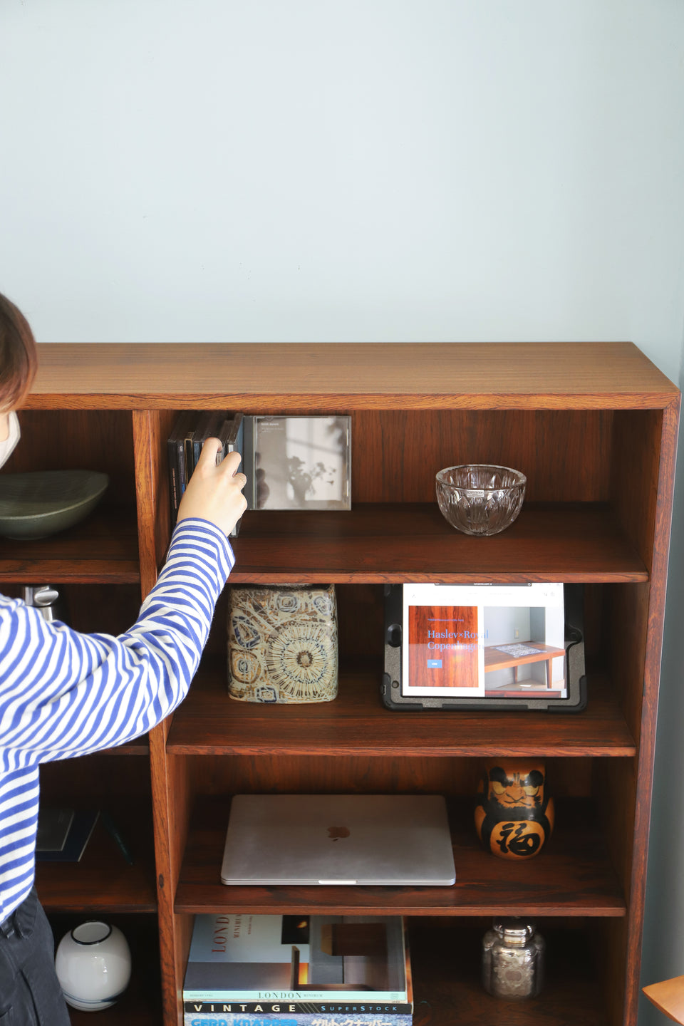 Rosewood Bookcase Omann Jun Møbelfabrik No.6 Danish Vintage/デンマークヴィンテージ ブックケース 本棚 ローズウッド 北欧家具