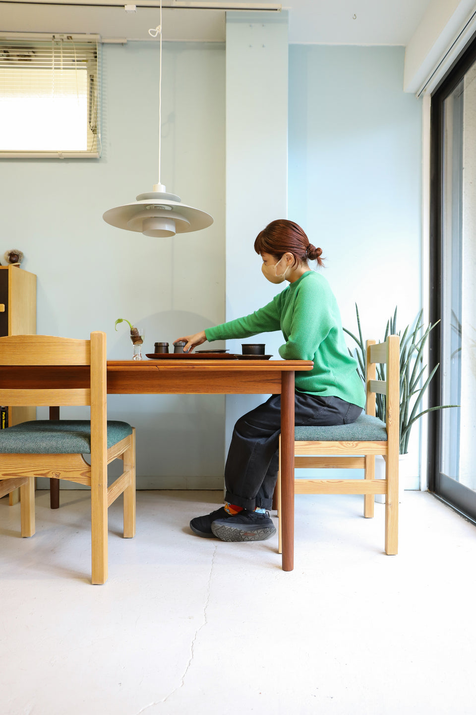 Draw Leaf Extension Dining Table Danish Vintage/デンマークヴィンテージ ドローリーフ エクステンション ダイニングテーブル 北欧家具