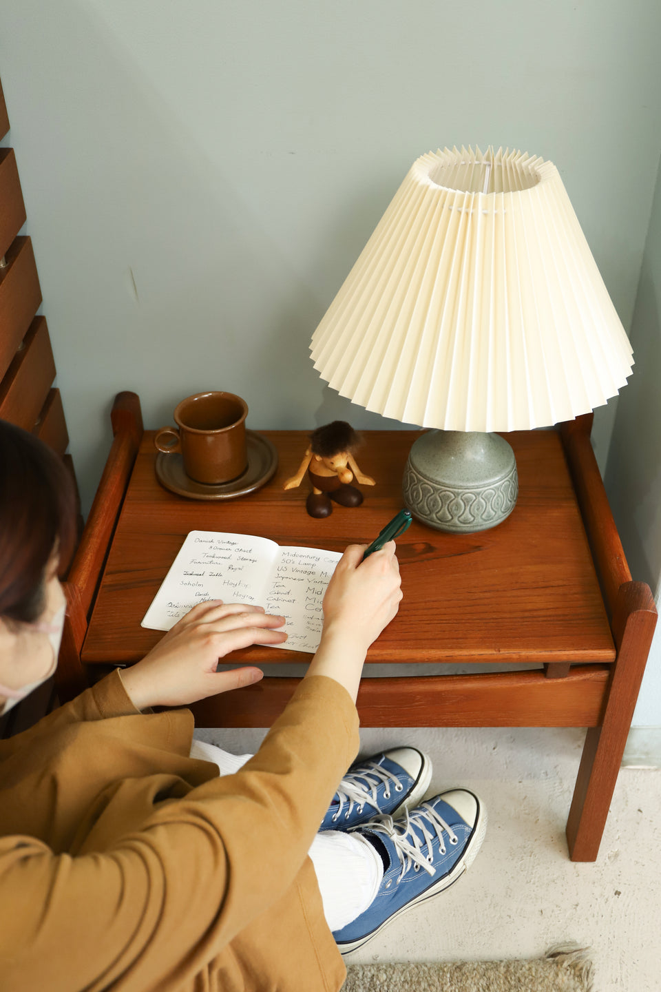 Danish Vintage Side Low Table/デンマークヴィンテージ サイドローテーブル チーク材 北欧家具