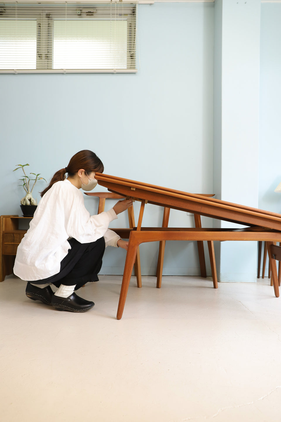 Trioh Møbler Elevator Extension Table Danish Vintage/デンマークヴィンテージ トリオモブラー エレベーター エクステンションテーブル 北欧家具