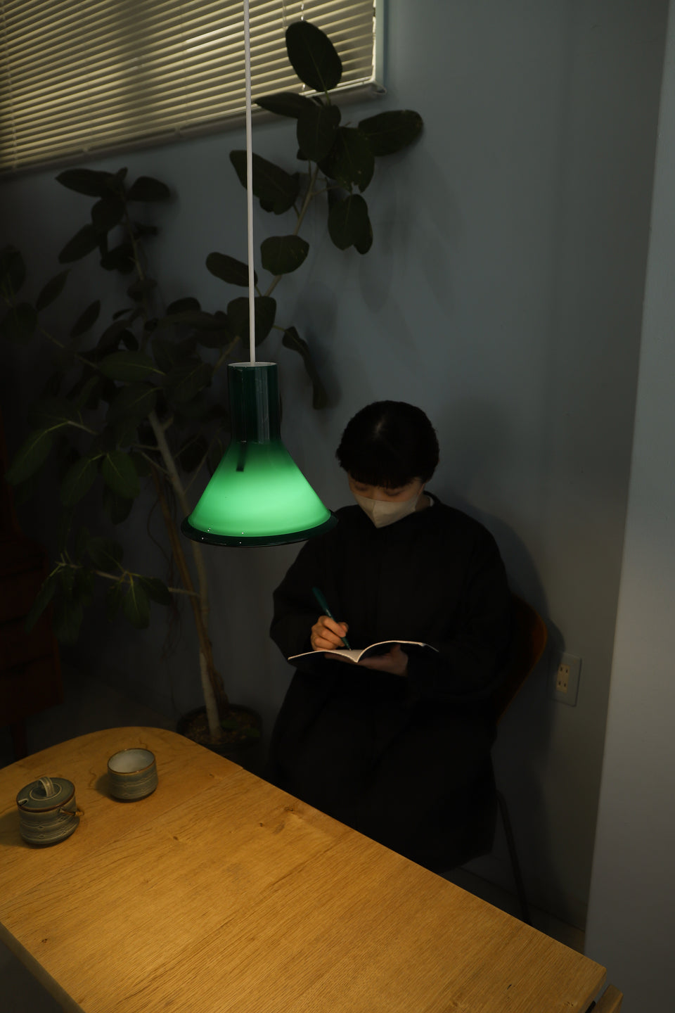 Holmegaard Pendant Light P&T Mini Green/ホルムガード ペンダントライト マイケル・バング デンマークヴィンテージ