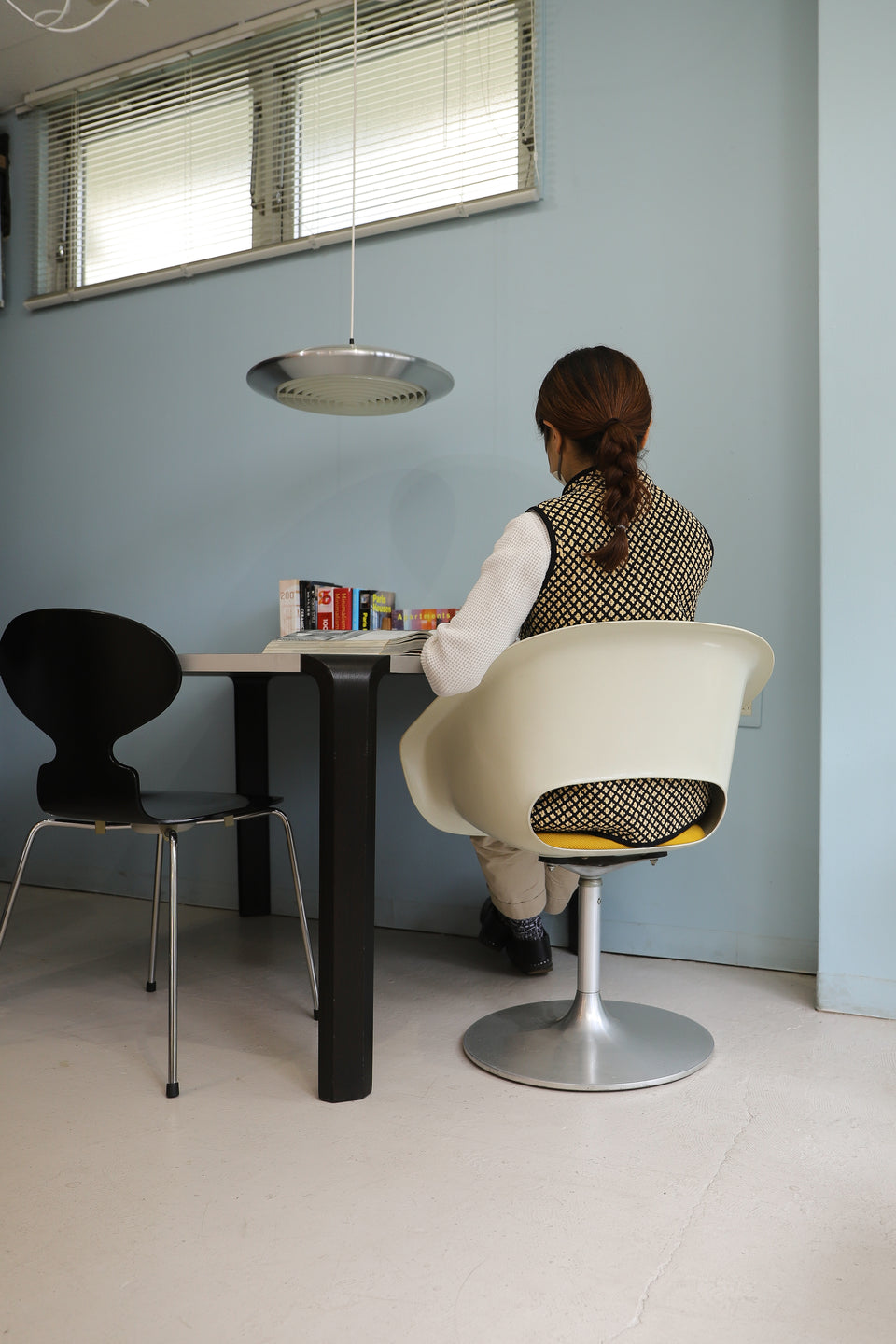 Japanese Vintage KOTOBUKI FRP Swivel Shell Chair/ジャパニーズヴィンテージ コトブキ シェルチェア 回転椅子 ミッドセンチュリー