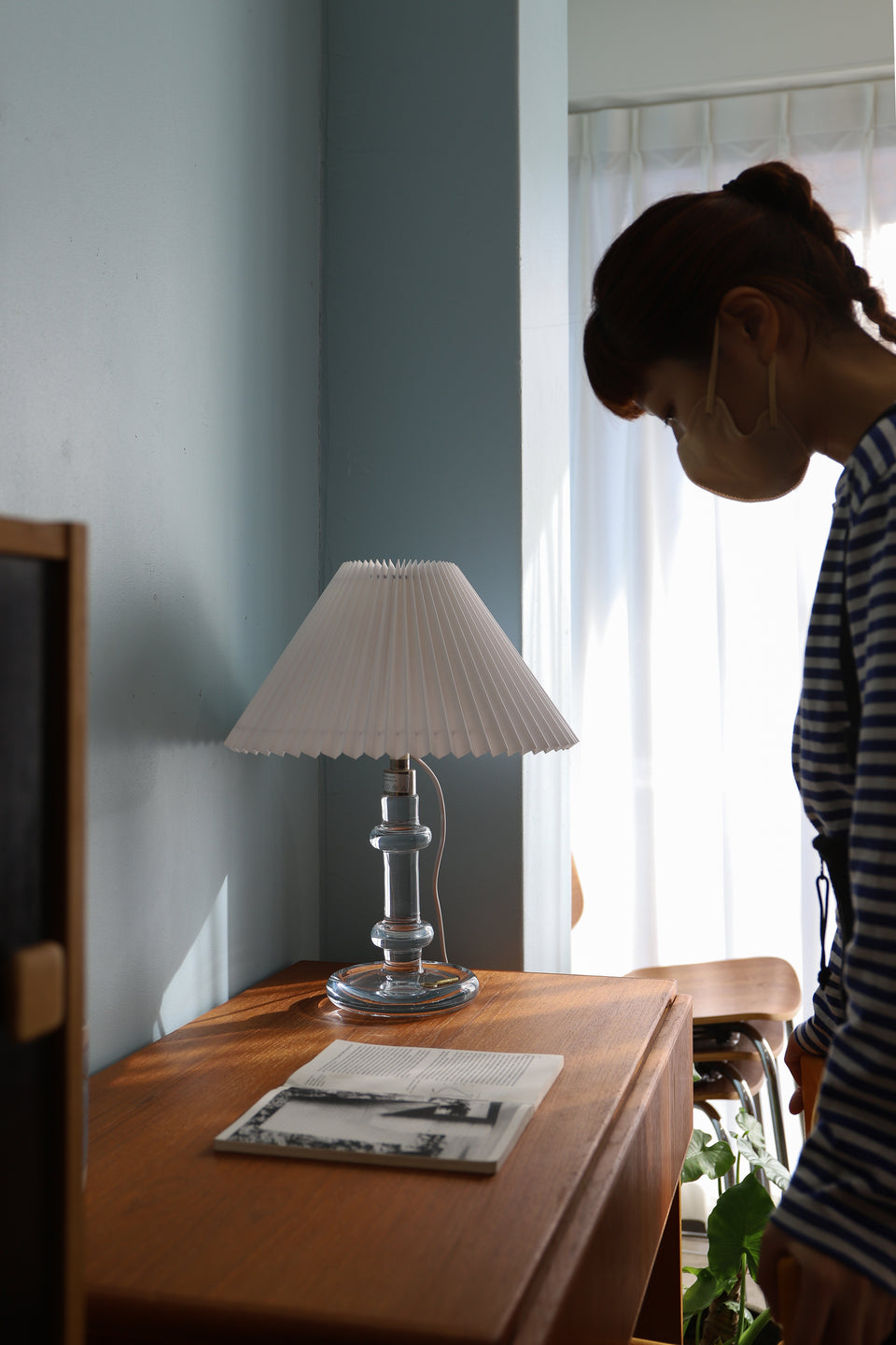 Danish Vintage Holmegaard Sheraton Table Lamp Michael Bang/ホルムガード シェラトン テーブルランプ 間接照明 デンマークヴィンテージ