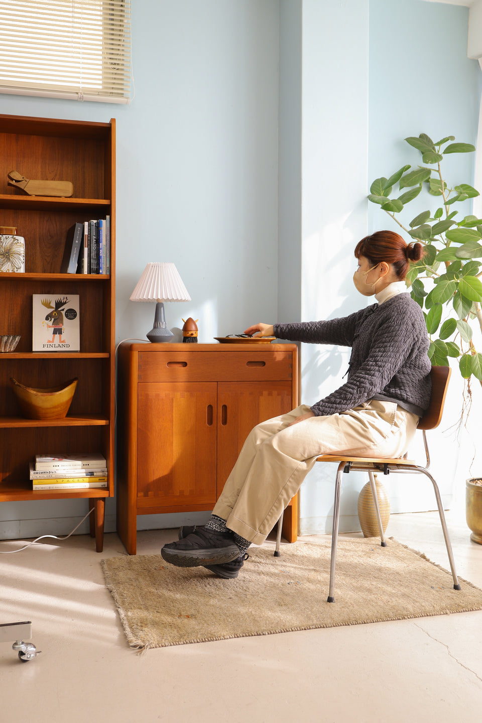 Danish Vintage Niels Bach Møbelfabrik Teakwood Cabinet/デンマークヴィンテージ ニールス・バッハ チーク材 キャビネット 北欧家具