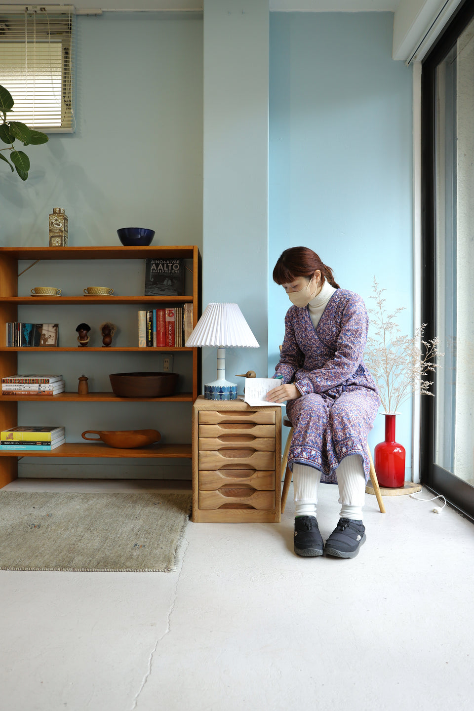 Japanese Modern Wooden Small Drawer Chest/木製 小引き出し チェスト ジャパニーズモダン シャビーシック