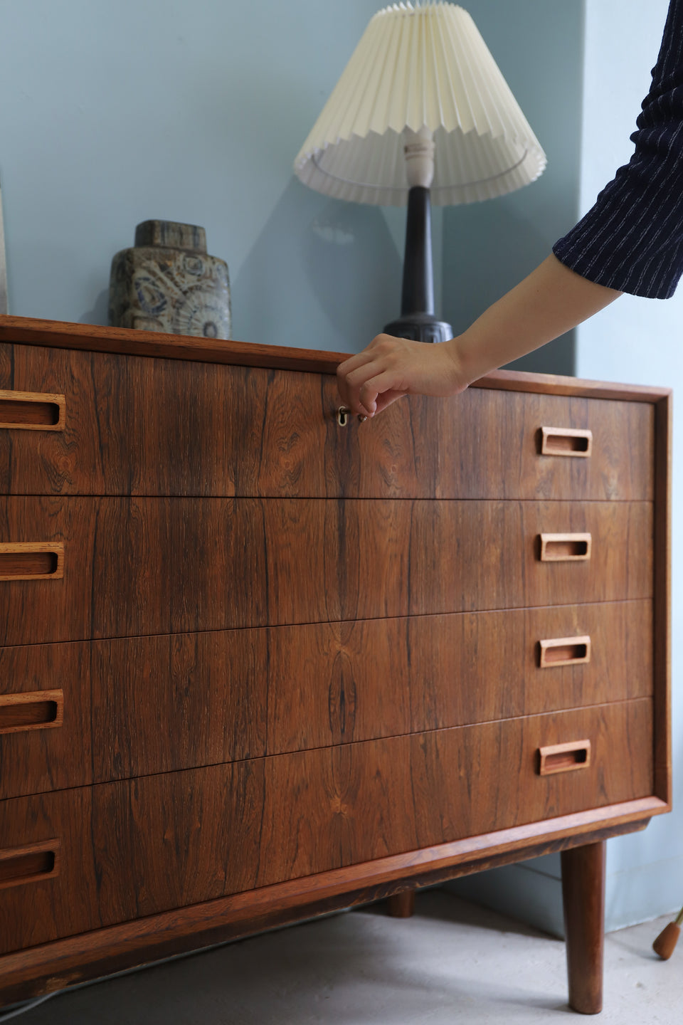 Danish Vintage Bornholms Møbelfabrik Rosewood Chest/デンマークヴィンテージ チェスト ローズウッド 収納 北欧家具