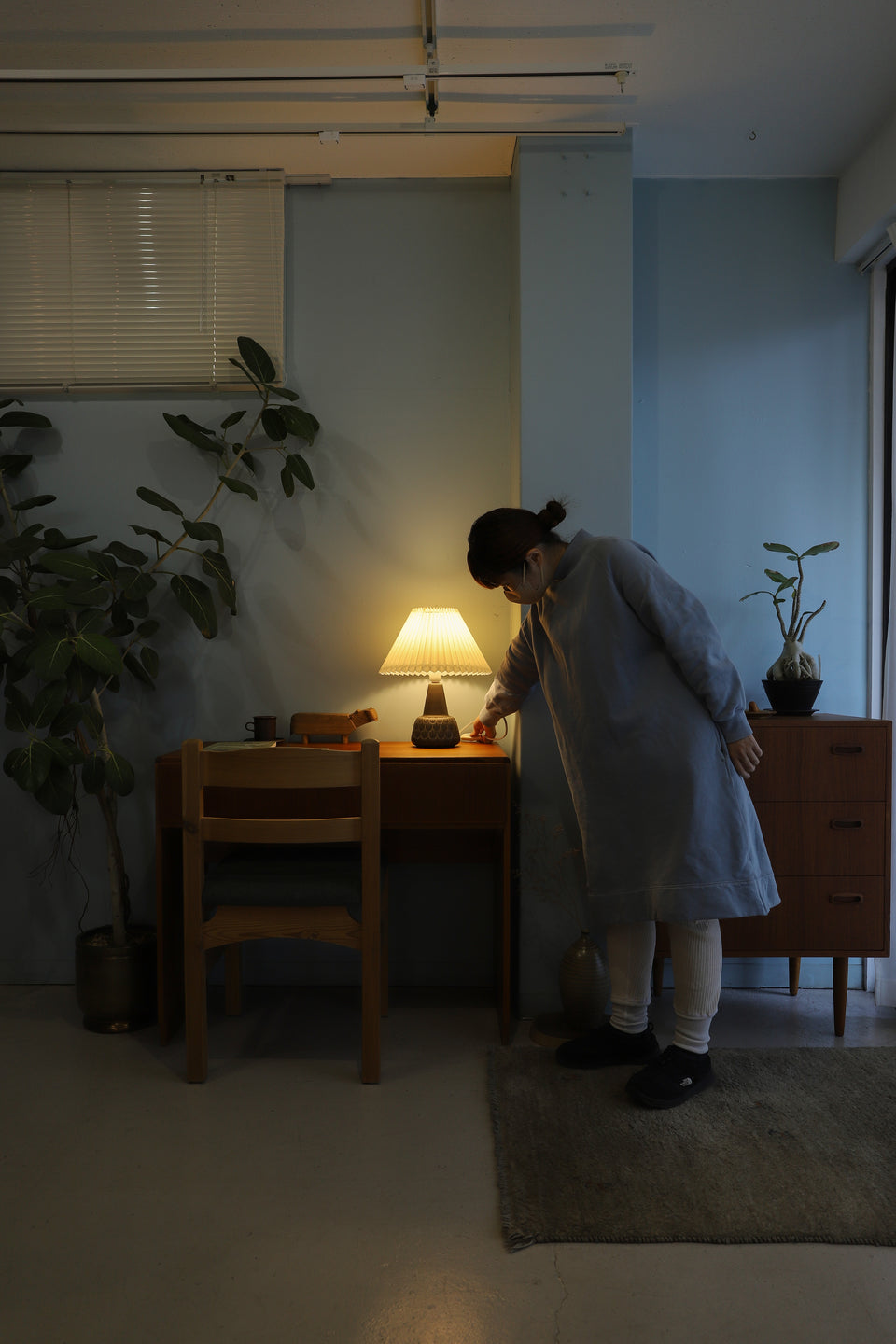 Danish Vintage Søholm Table Lamp Model 1015 Einar Johansen/スーホルム テーブルランプ エイナー・ヨハンセン 間接照明 北欧インテリア デンマークヴィンテージ