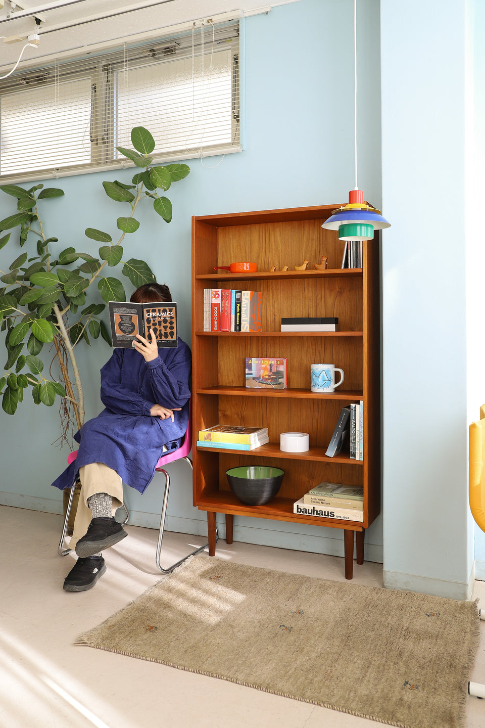 Danish Vintage Teakwood Bookcase Shelf/デンマークヴィンテージ ブックケース シェルフ チーク材 北欧家具