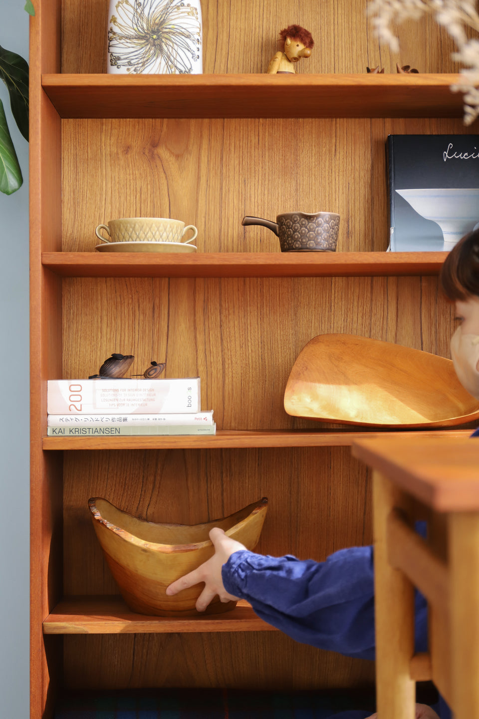 Danish Vintage Wooden Miniature Mouse Objet/デンマークヴィンテージ 木製 ネズミのオブジェ 北欧インテリア