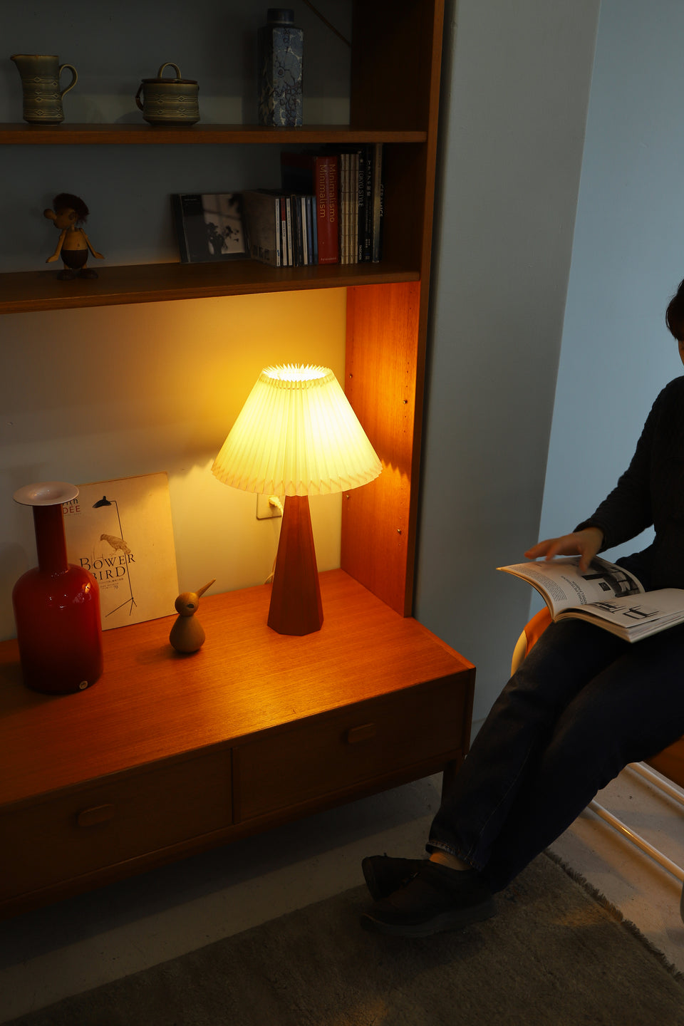 cosine Wooden Table Stand Lamp/コサイン 木製テーブルランプ 間接照明