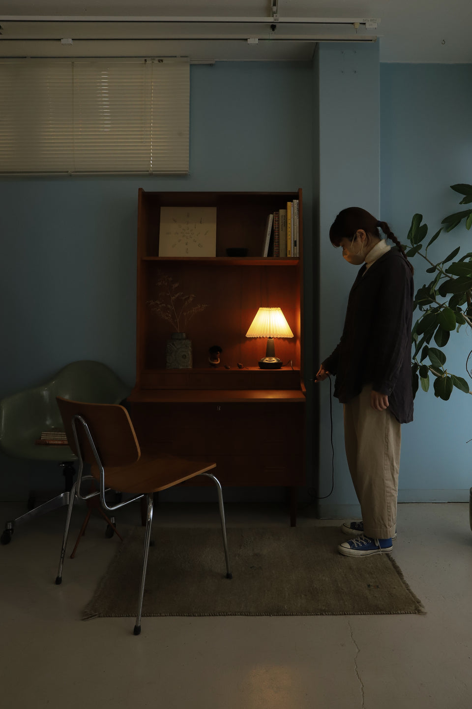 Danish Vintage Søholm Table Lamp Model 1037 Einar Johansen/デンマークヴィンテージ スーホルム テーブルランプ 間接照明 北欧インテリア