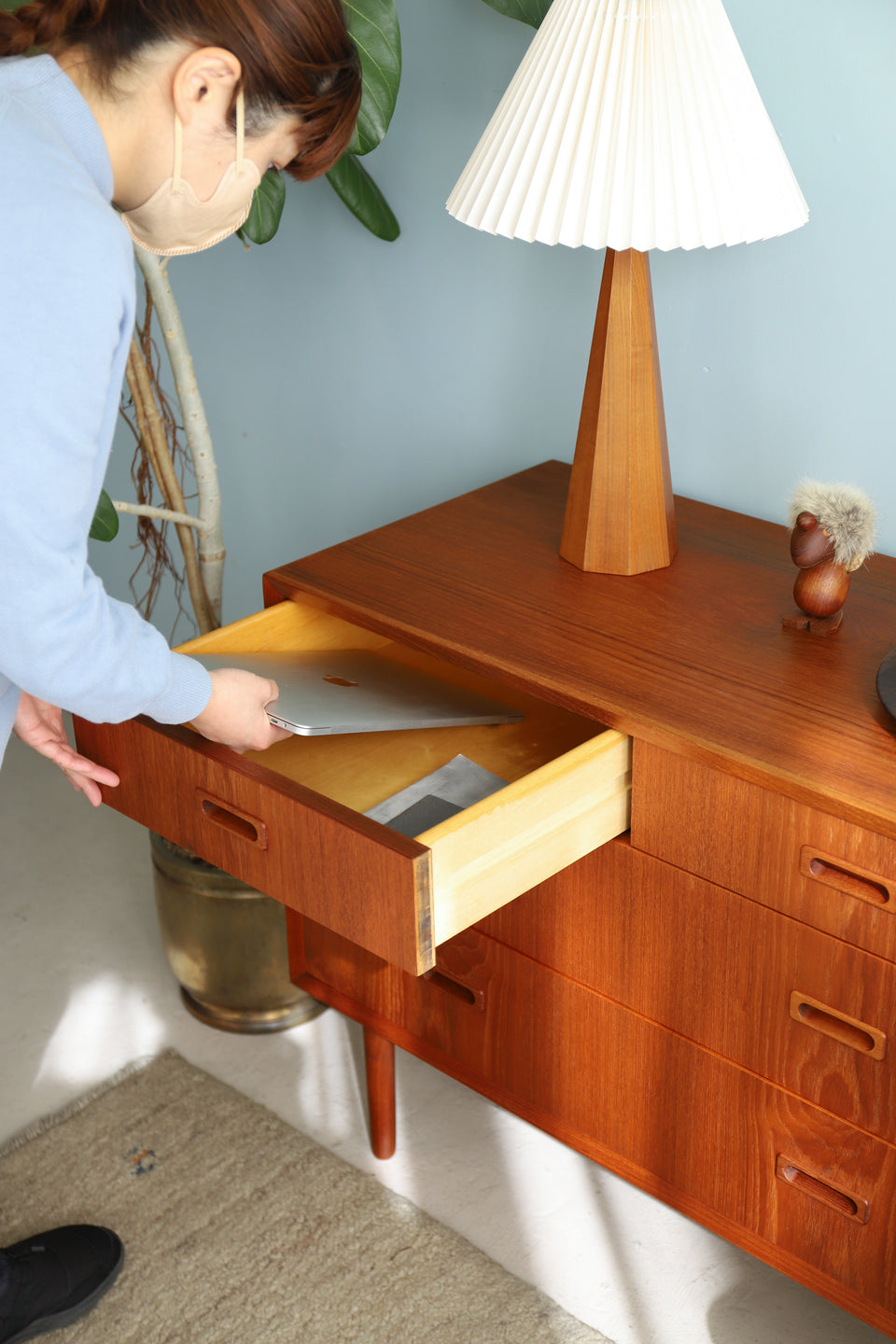 Danish Vintage Lyby Møbler Teakwood Chest/デンマークヴィンテージ チェスト チーク材 北欧家具