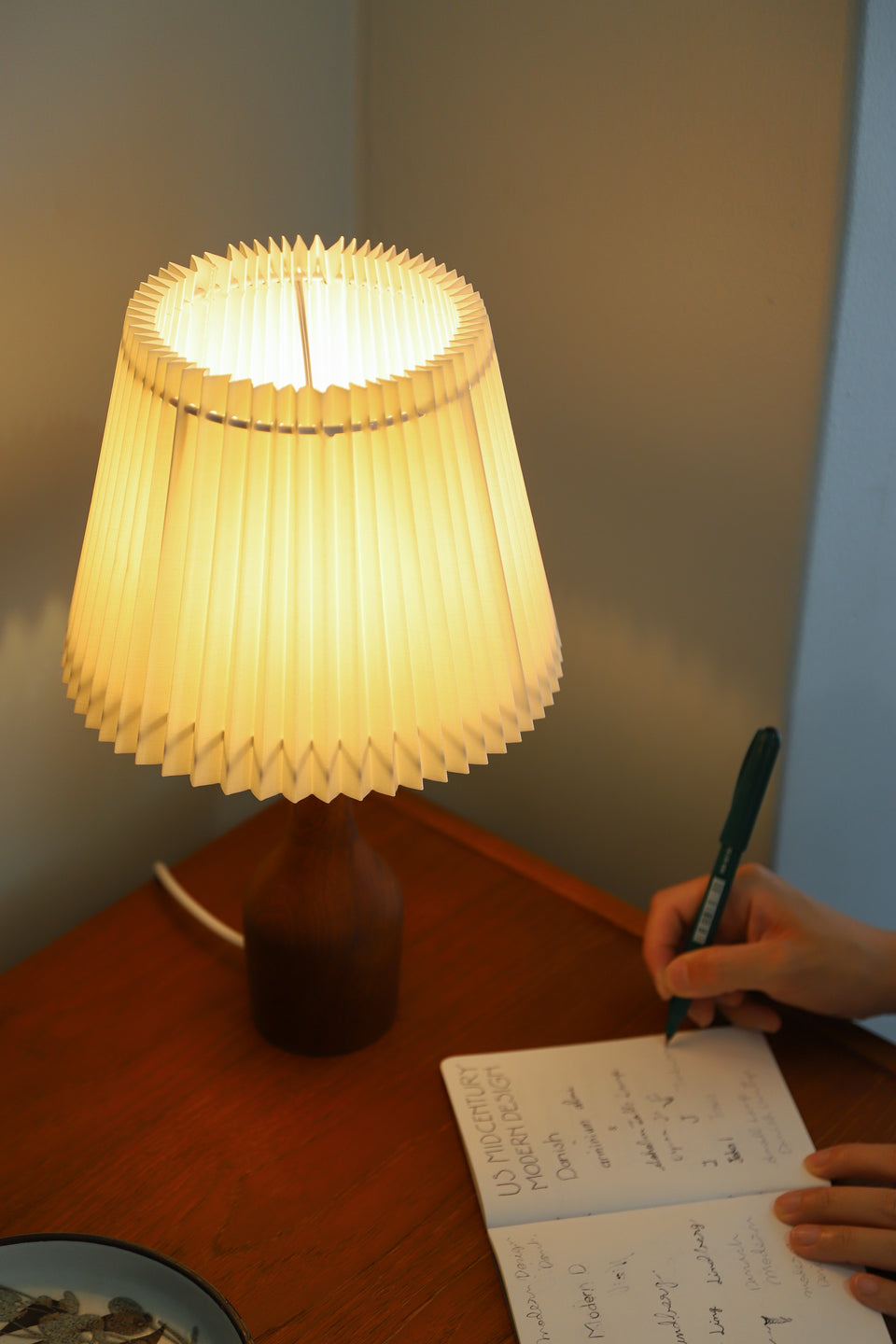 Teakwood Small Table Lamp Danish Vintage/デンマークヴィンテージ テーブルランプ 間接照明 チーク材 北欧インテリア
