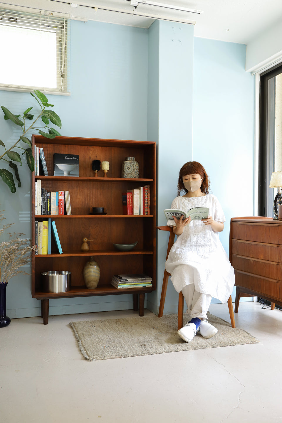 Danish Vintage Bornholms Møbelfabrik Rosewood Bookcase/デンマークヴィンテージ ブックケース 本棚 ローズウッド 北欧家具