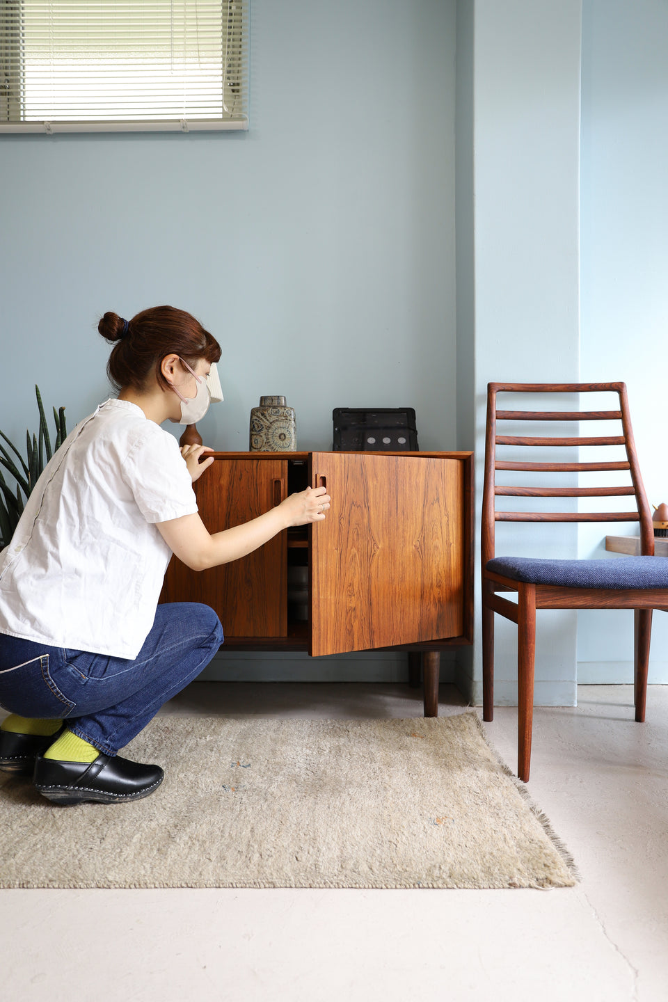 Danish Vintage Bornholms Møbelfabrik Rosewood Sideboard/デンマークヴィンテージ キャビネット サイドボード ローズウッド 収納 北欧家具