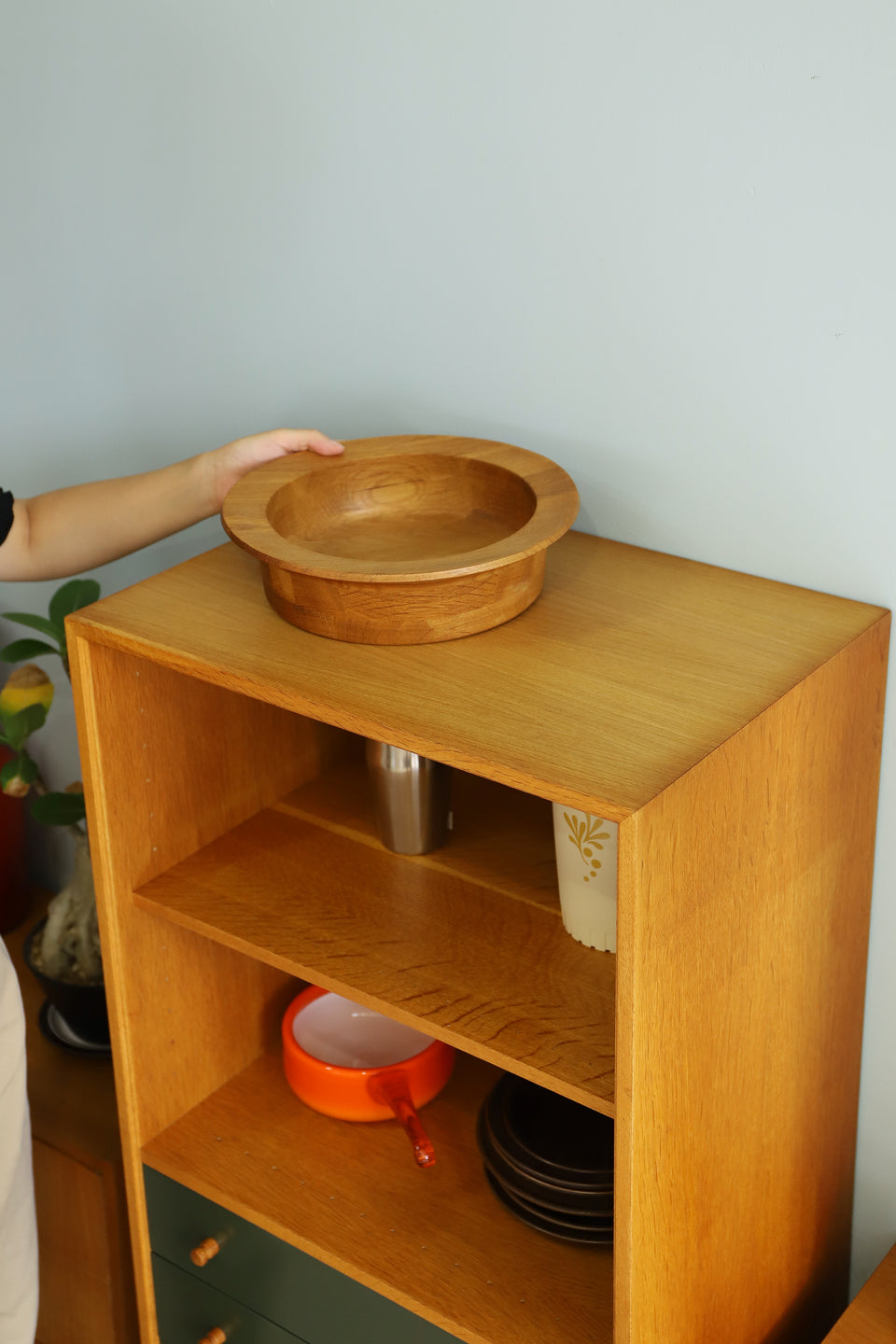 HG Møbler Oakwood Bookcase Shelf Danish Vintage/デンマークヴィンテージ ブックケース シェルフ オーク材 収納家具 北欧インテリア