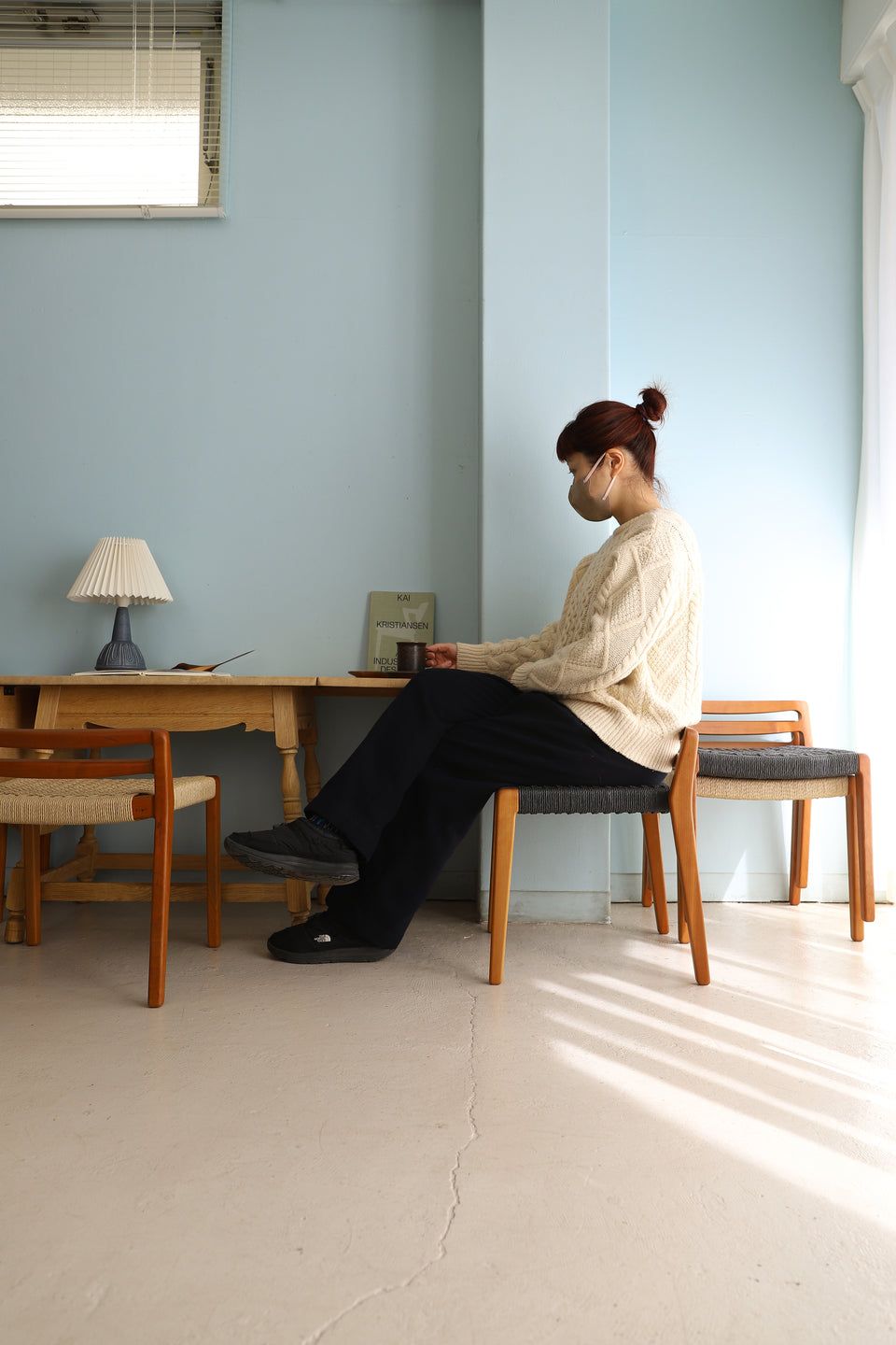 bügel Stacking Chair Cherrywood/ビューゲル スタッキングチェア 椅子 チェリー材 ペーパーコード