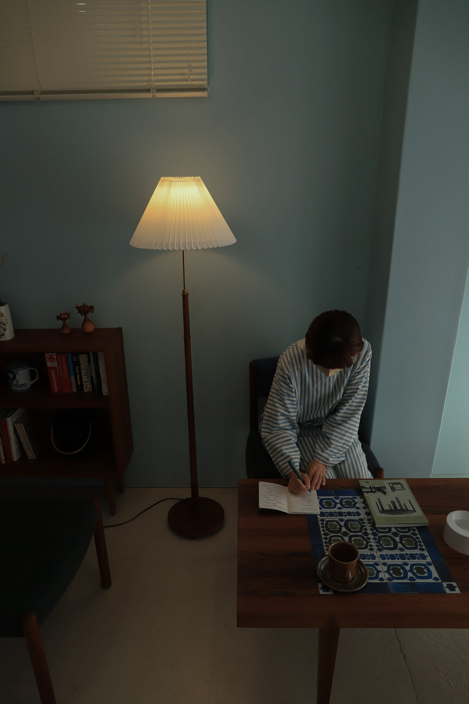 Teakwood Floor Stand Light Danish Vintage/デンマークヴィンテージ フロアスタンドライト 間接照明 チーク材 北欧インテリア