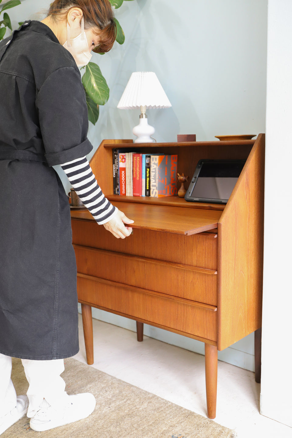 Writing Bureau Hanbjerg Møbelfabrik Danish Vintage/デンマークヴィンテージ ライティングビューロー デスク チーク材 北欧家具