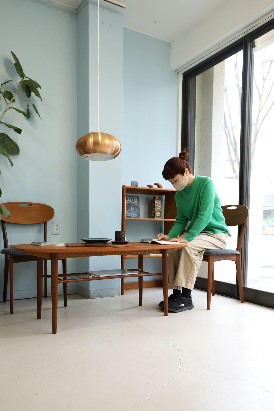 Danish Vintage Gorm Møbler Coffee Table with Rack/デンマークヴィンテージ コーヒーテーブル ラック付き 北欧家具