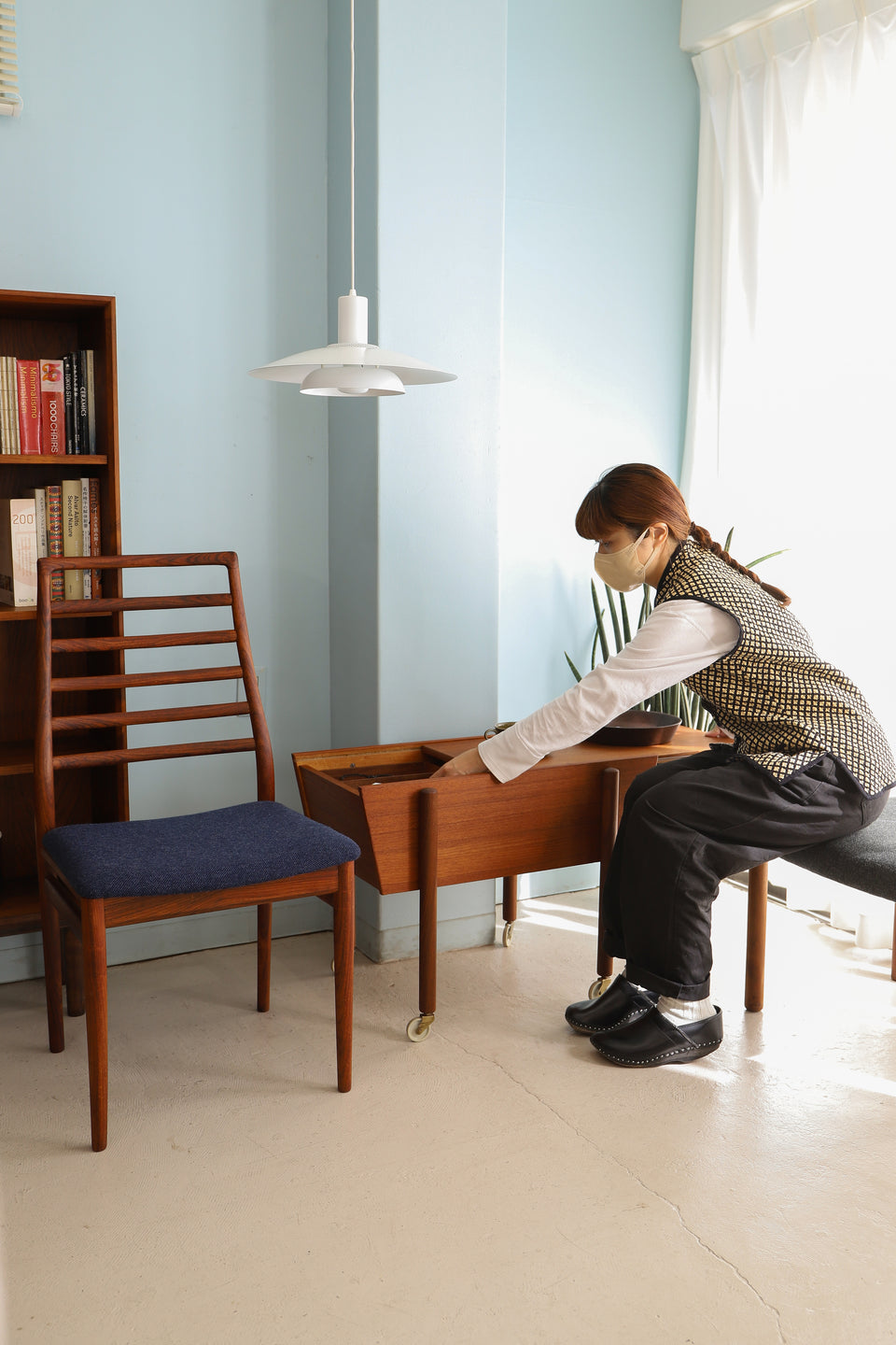 Sewing Wagon Side Table Danish Vintage/デンマークヴィンテージ ソーイングワゴン サイドテーブル 北欧家具