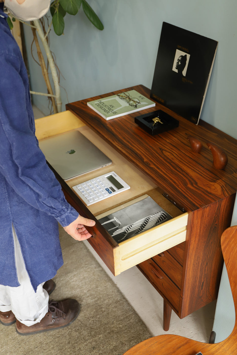 Feldballes Møbelfabrik Kai Kristiansen 4Drawer Chest Rosewood/カイ・クリスチャンセン 4段チェスト ローズウッド材 デンマークヴィンテージ 北欧家具