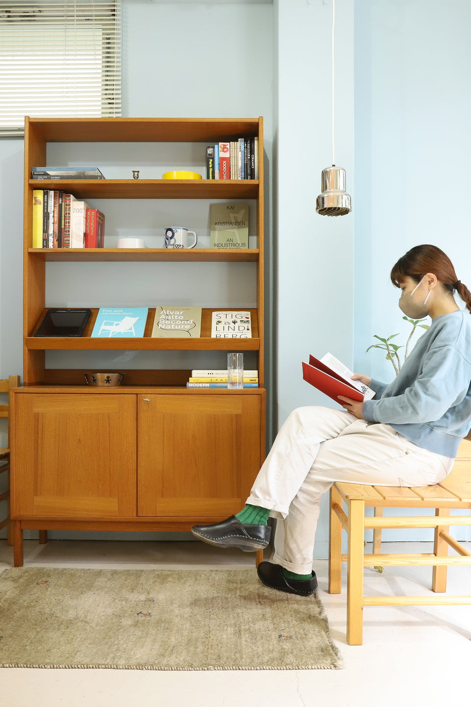 Swedish Vintage Bookcase Shelf Teakwood/スウェーデンヴィンテージ ブックケース シェルフ 本棚 チーク材 北欧家具