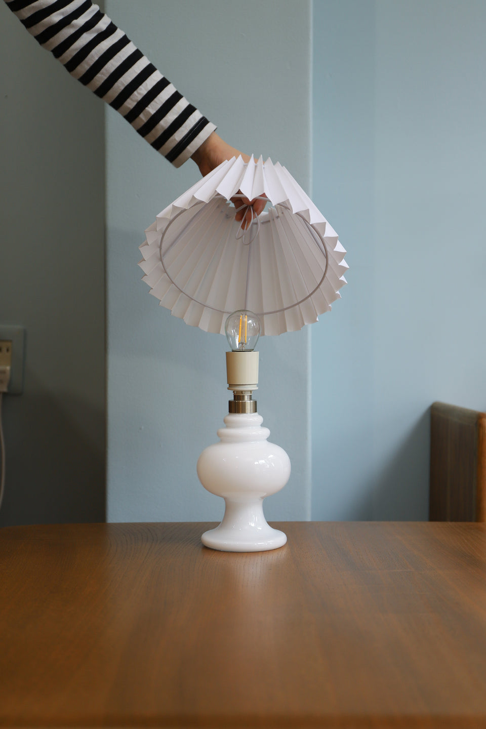 Vintage Holmegaard Table Lamp Monique Michael Bang/ホルムガード テーブルランプ モニーク マイケル・バング 間接照明 北欧インテリア