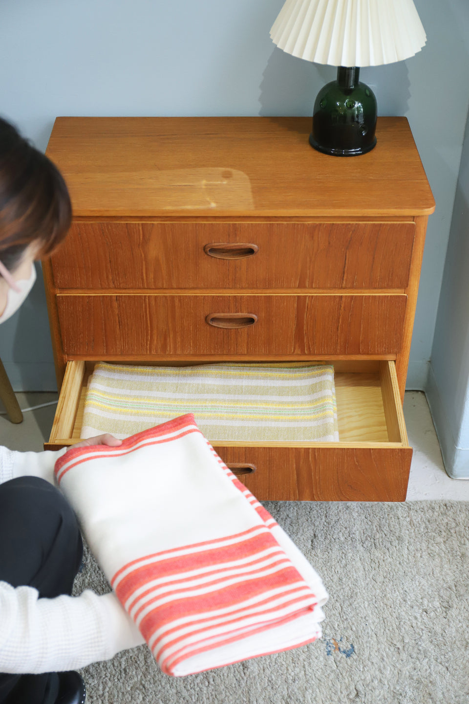 Swedish Vintage 3Drawers Chest Teakwood/スウェーデンヴィンテージ 3段 チェスト チーク材 北欧家具