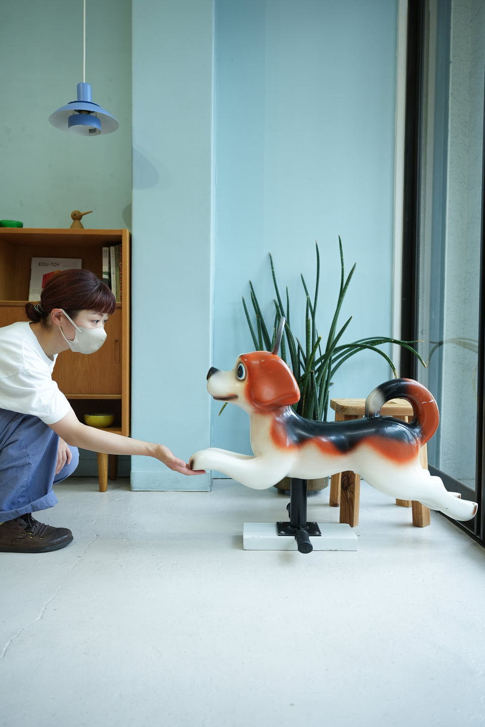 Japanese Vintage FRP Dog Object/ジャパンヴィンテージ 犬のオブジェ 昭和レトロ