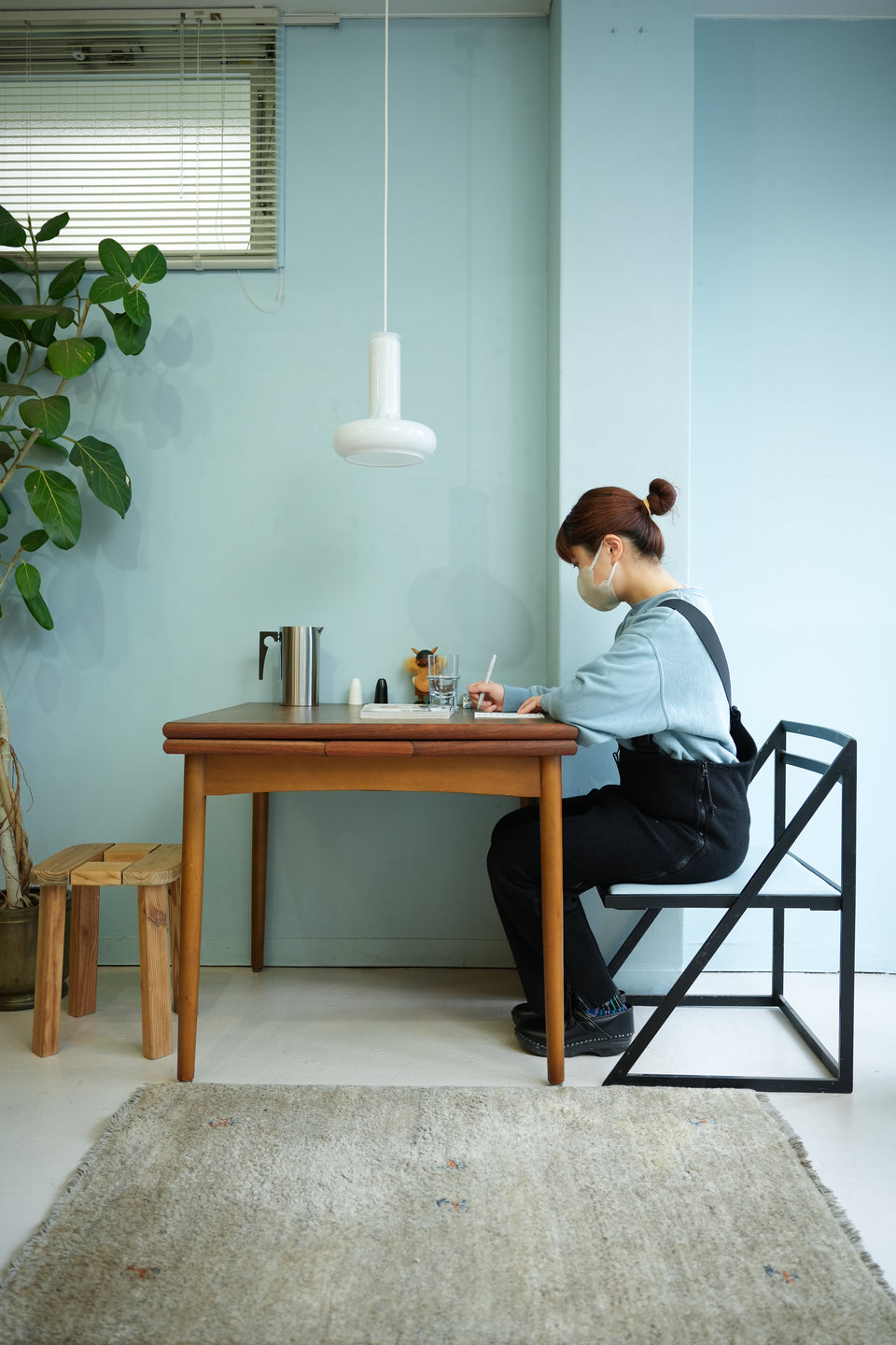Japanese Vintage Square Extension Dining Table/ジャパンヴィンテージ エクステンション ダイニングテーブル
