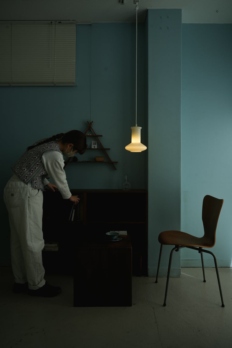 Lyskaer Glass Pendant Light 4762 Danish Vintage/デンマークヴィンテージ ペンダントライト ガラスシェード 照明 北欧インテリア