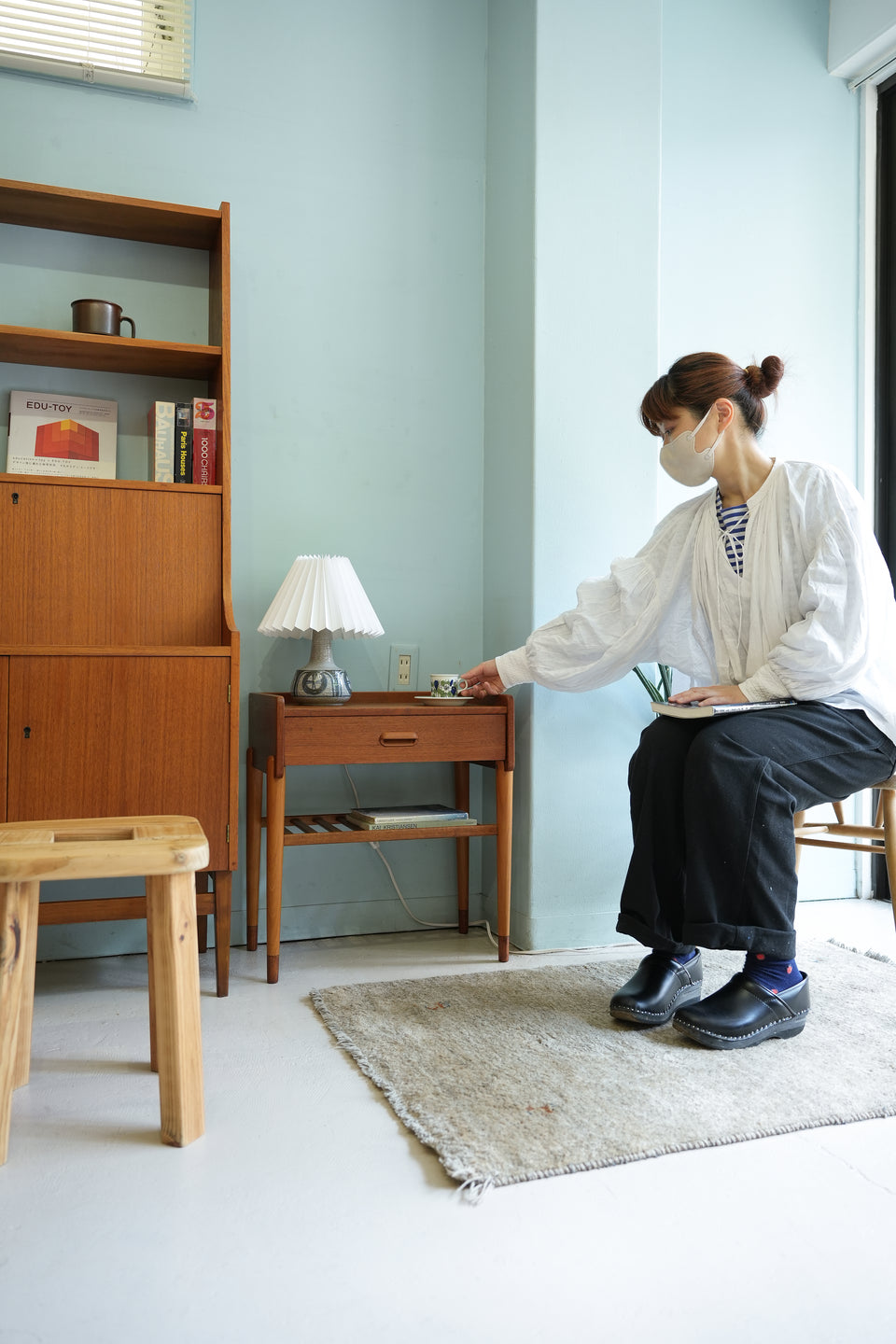 Omann Jun Møbelfabrik Bed Side Chest/デンマークヴィンテージ ベッドサイドチェスト 北欧家具