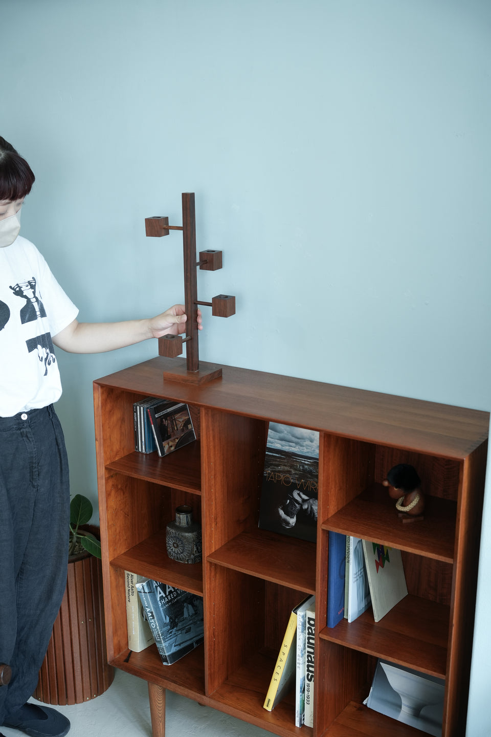 Peter Hvidt & Orla Mlgaard Nielsen Sborg Mobler Teak Bookcase/ピーター・ヴィッツ & オルラ・ムルガード・ニールセン ソボーモブラー ブックケース チーク材