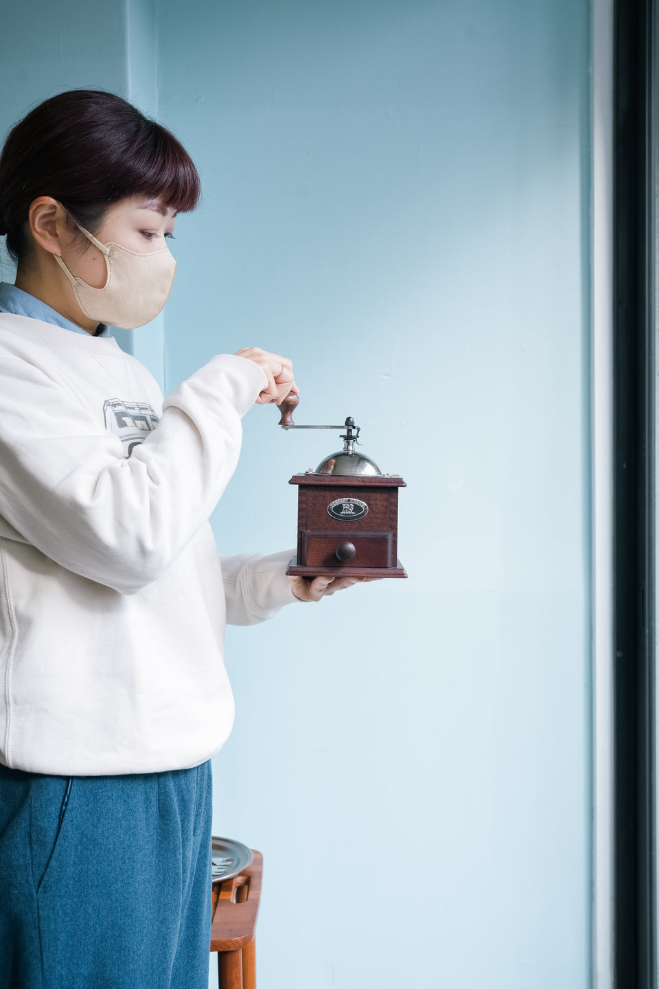 Peugeot Coffee Mill Nostalgie Brown/プジョー コーヒーミル ノスタルジー