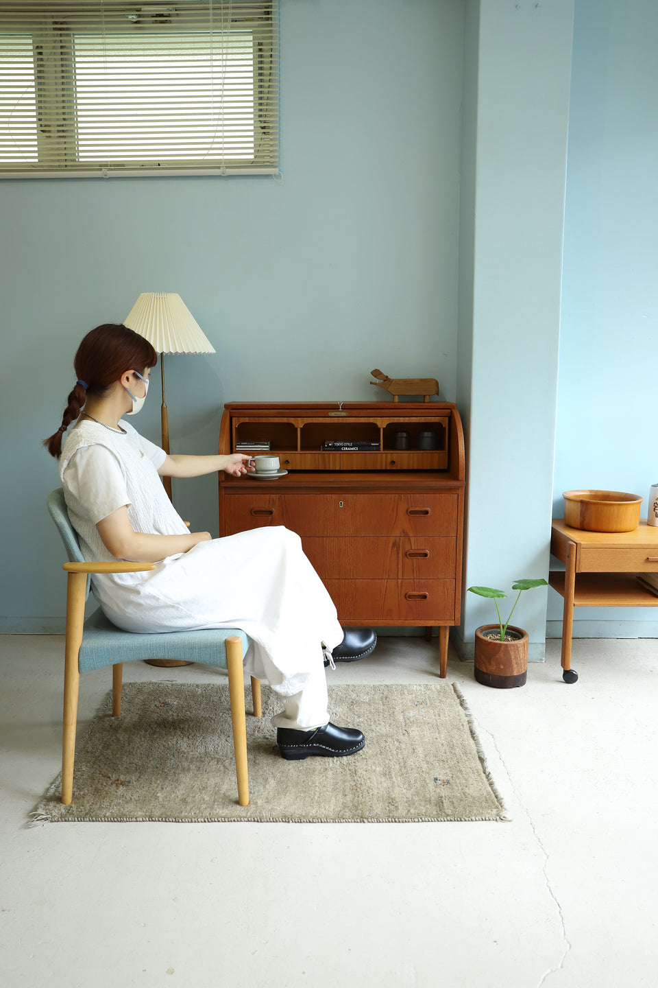 Rolltop Bureau Egon Ostergaard Swedish Vintage/スウェーデンヴィンテージ ロールトップ ビューロー 北欧家具