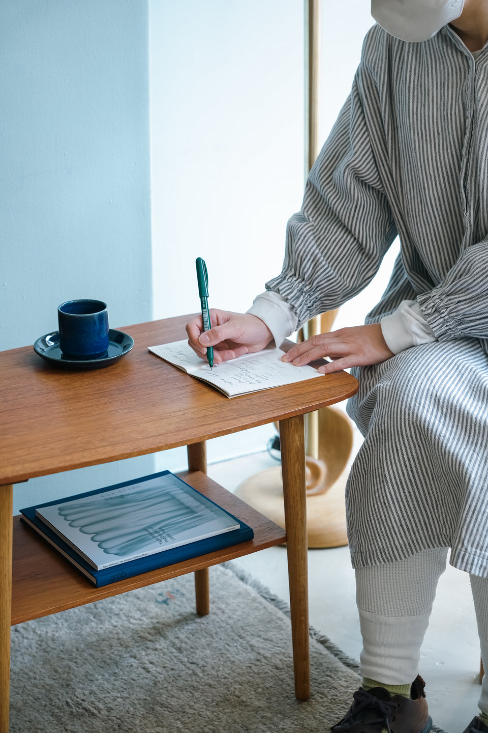 Side Table with Rack Danish Vintage/デンマークヴィンテージ サイドテーブル ラック付き