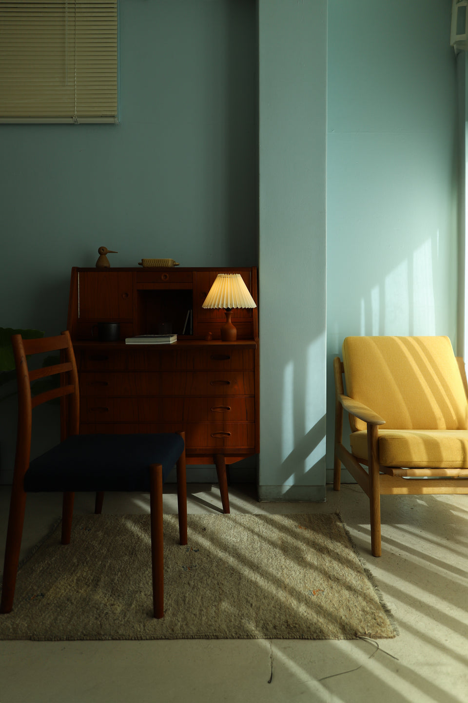 Small Table Lamp Teakwood Danish Vintage/デンマークヴィンテージ スモールテーブルランプ チーク材 間接照明 北欧インテリア