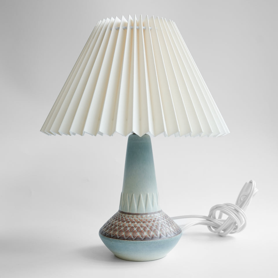 Soholm Table Lamp Model 926 Light Blue and Brown/テーブルランプ エイナー・ヨハンセン スーホルム デンマークヴィンテージ