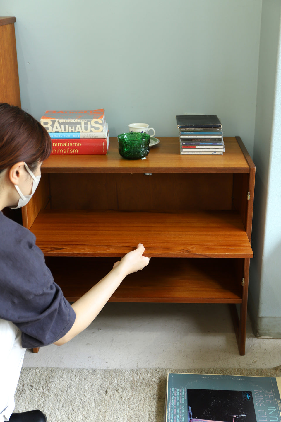 Swedish Vintage Small Cabinet Arne Wahl-Iversen/スウェーデンヴィンテージ スモールキャビネット アルネ・ウォール・イヴェルセン 北欧家具