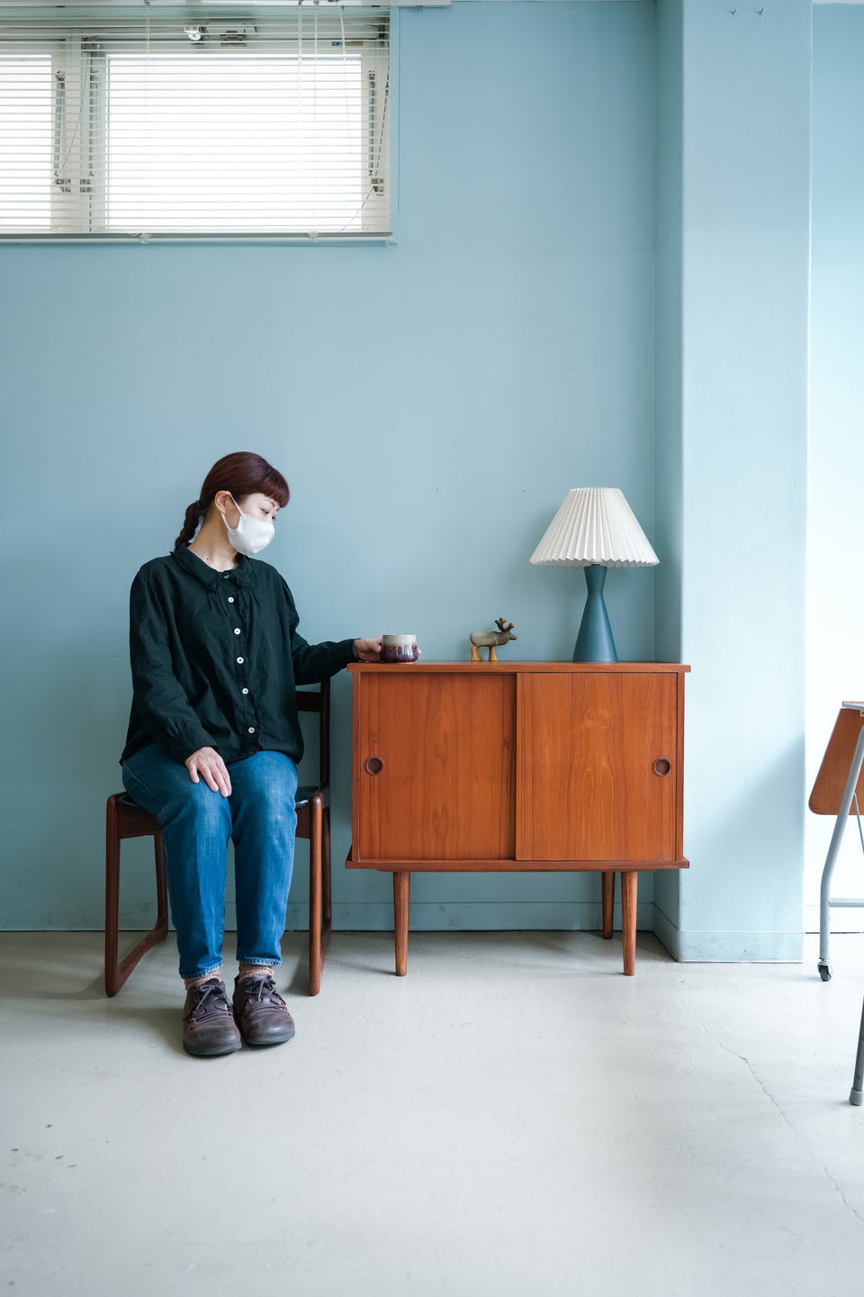 Teak Small Side Board Danish Vintage/デンマークヴィンテージ スモールサイドボート チーク材
