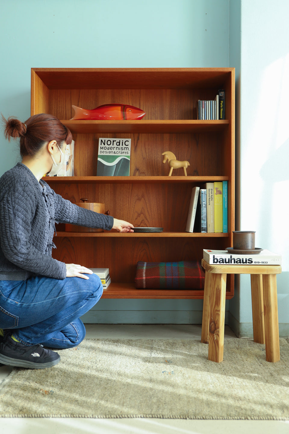 Teakwood Bookcase Danish Vintage/デンマークヴィンテージ ブックケース 本棚 チーク材 北欧家具